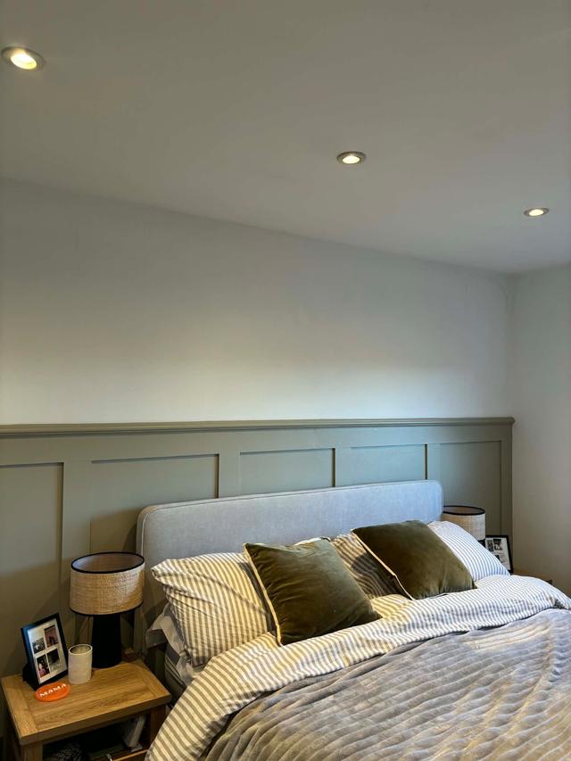 Bedroom wall panelling