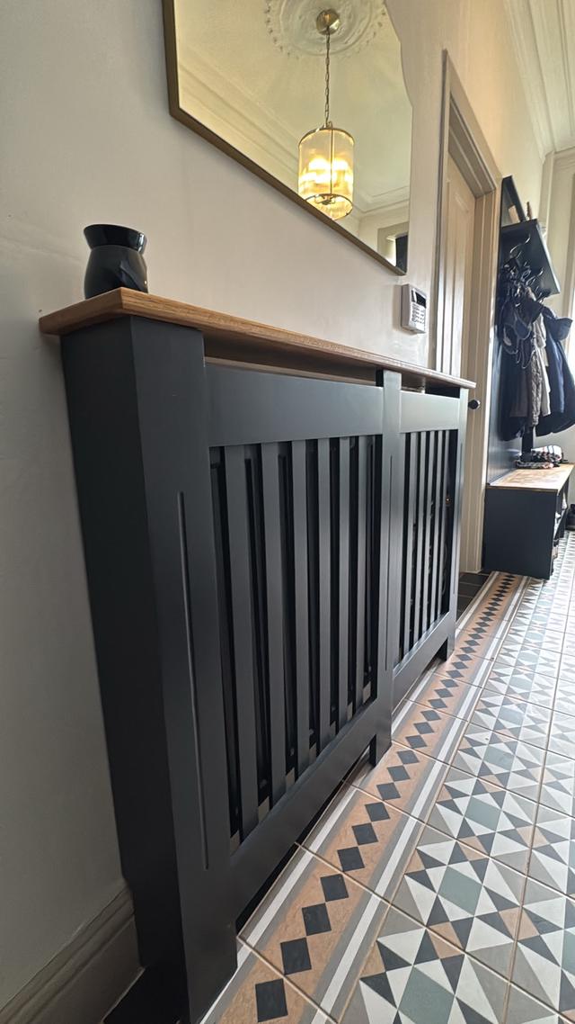 Painted radiator cover