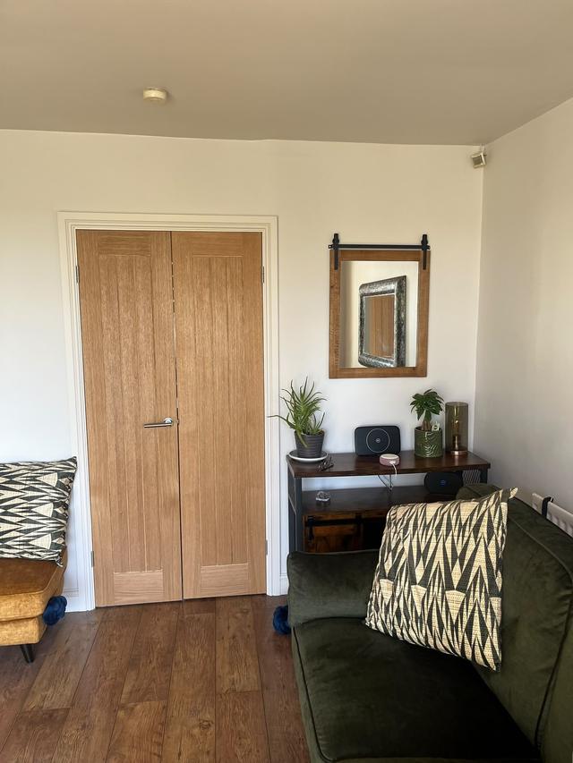 Oak double doors