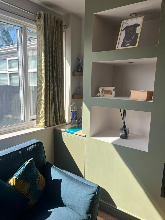 Alcove shelving niches