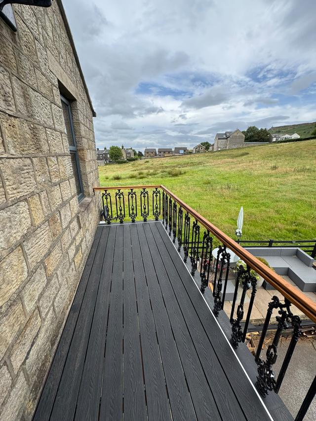 Composite balcony decking